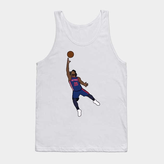 Derrick Rose NBA Detroit Pistons Tank Top by xavierjfong